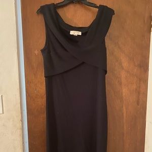 Michael Kors black ribbed dress